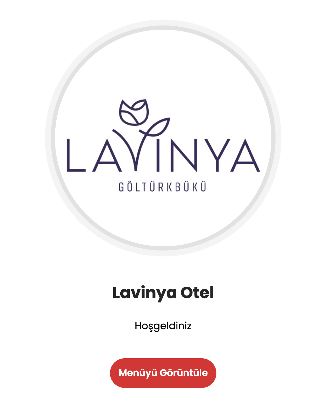 Lavinya Otel Menü